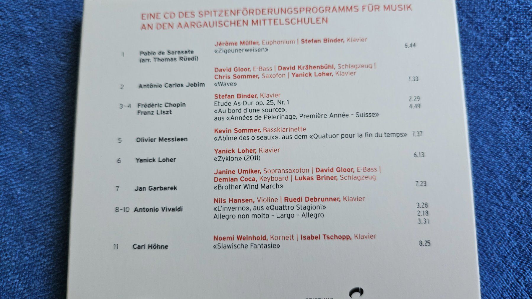 CD: Klangfarben Boswil 2011/dj/hits – Usato da Bremgarten AG venduto da musiccollector 1