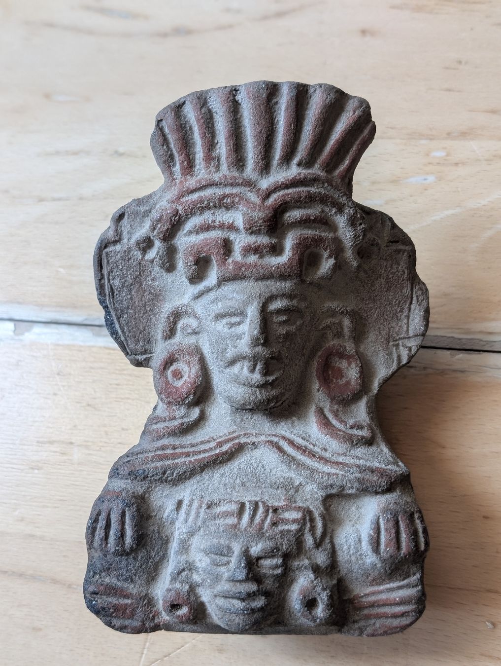 Sculture & Statue: Ancienne Statuette / Urne en Terre Cuite - Style Précolombie – Usato da Daillens venduto da cla_sj2w 1