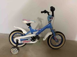 Kinderfahrrad Flipper blau weiss akzeptabler Zustand
