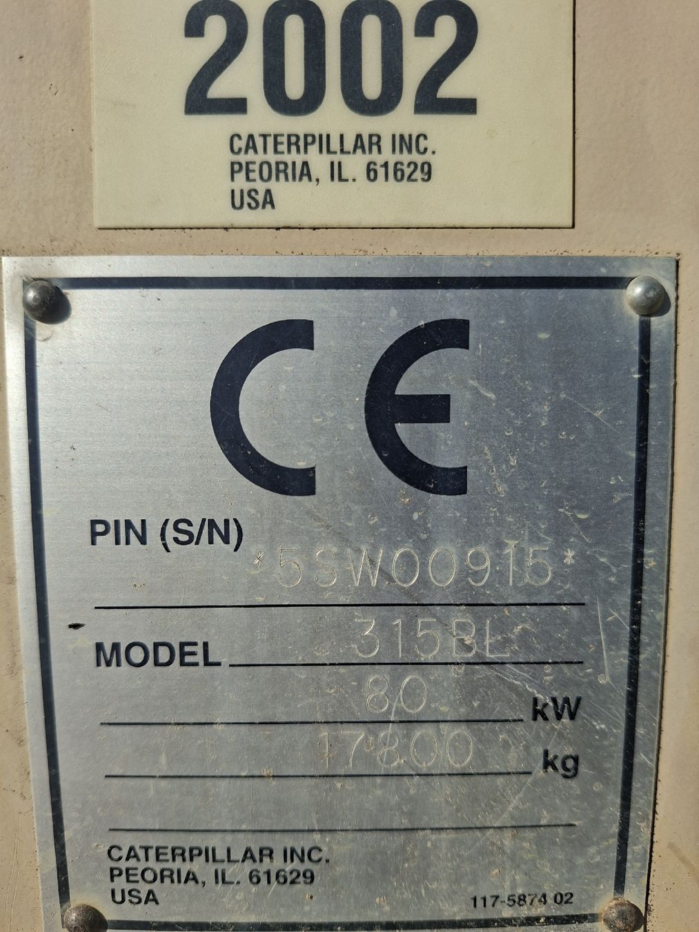 Caterpillar Excavateurs: CAT 315B – D'occasion à Büren SO par baschi87 5