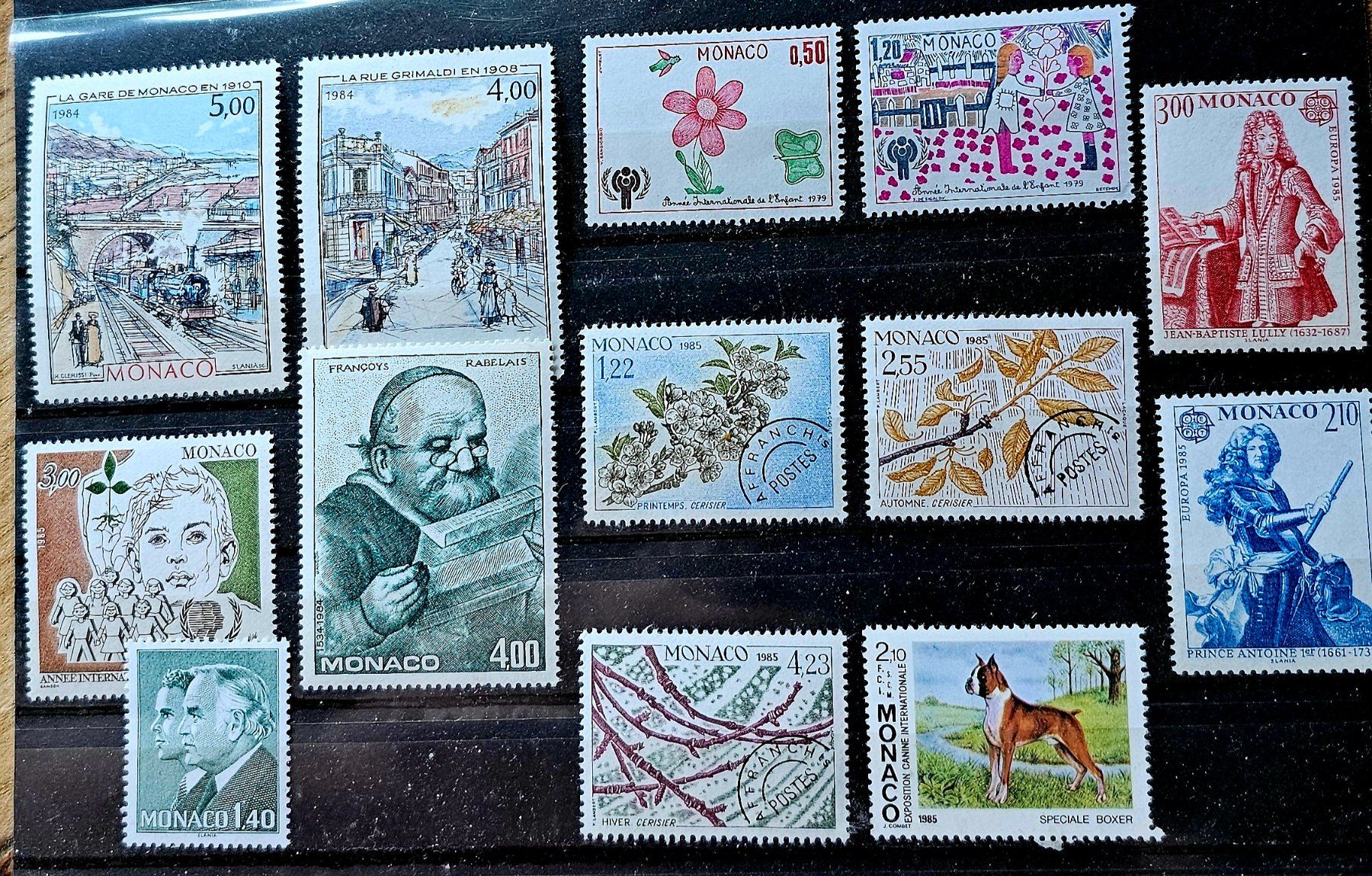 Tutti i francobolli: MONACO timbres neufs ** 1984-85 – Nuovo (secondo la descrizione) da Les Valettes venduto da Nuba1