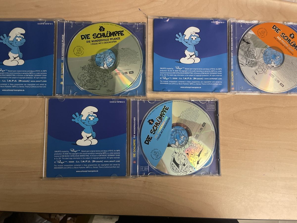 CDs: 3 Die Schlümpfe CDs Hörspiele – D'occasion à Obergerlafingen par cabo4 2