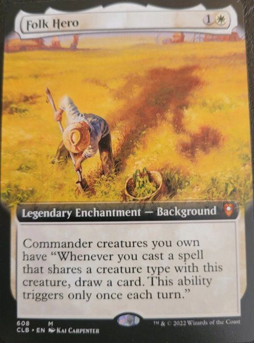 Magic The Gathering Carte collezionabili: Folk Hero - Full Art - MtG - EN – Usato da Bolligen venduto da Gurkenfeld