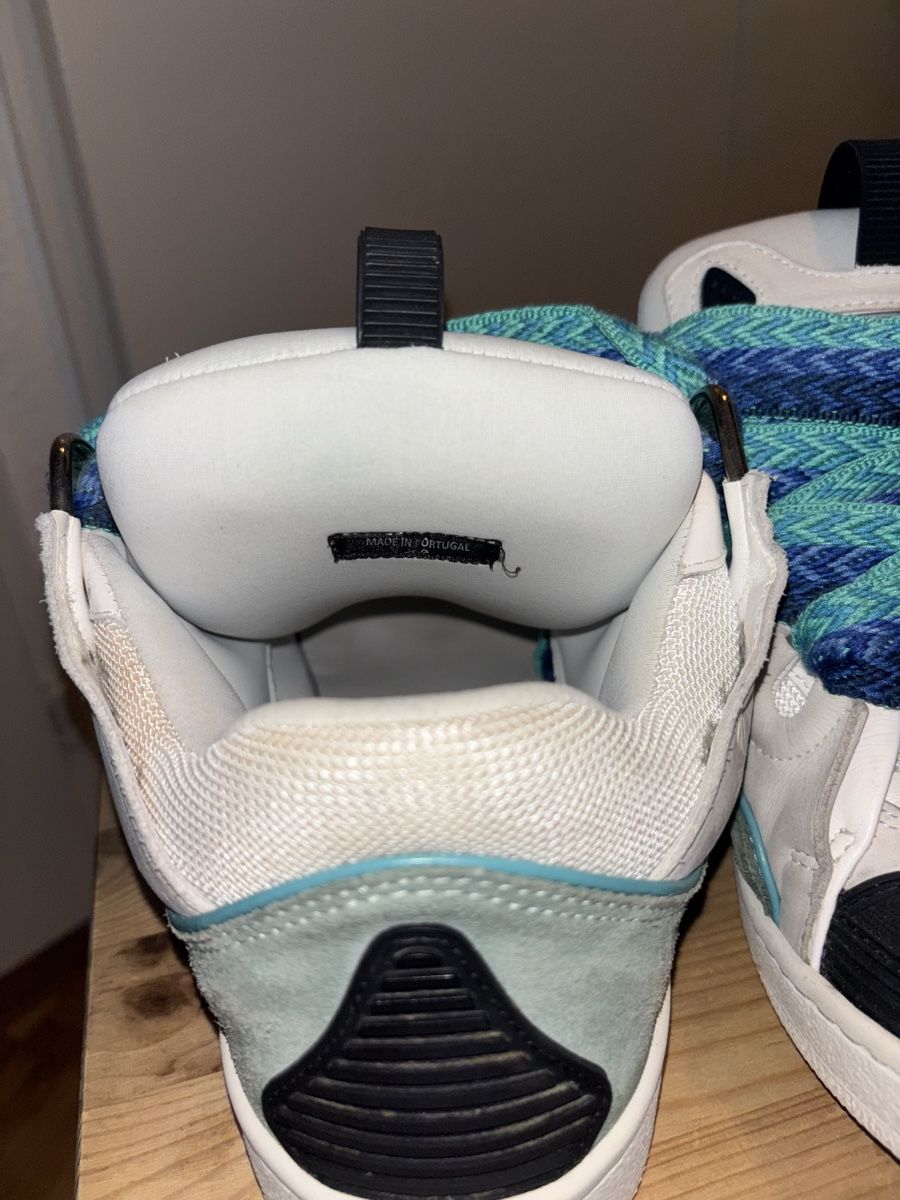 Lanvin Scarpe da uomo: Baskets Lanvin Curb turquoise à moitié prix !!! – Nuovo (secondo la descrizione) da Chêne-Bougeries venduto da sor_9rzp 6
