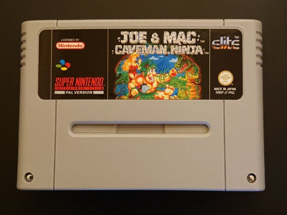 Nintendo Giochi: Super Nintendo SNES - Joe & Mac Caveman Ninja FRG Modul Top – Usato da Liestal venduto da LukiTrade