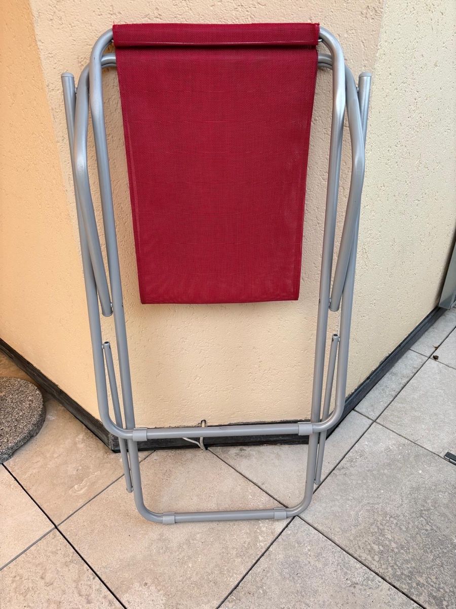 Chaises longues: 3 sdraio rosse alluminio – Neuf (Voir description) à Ascona par GioeleS 2
