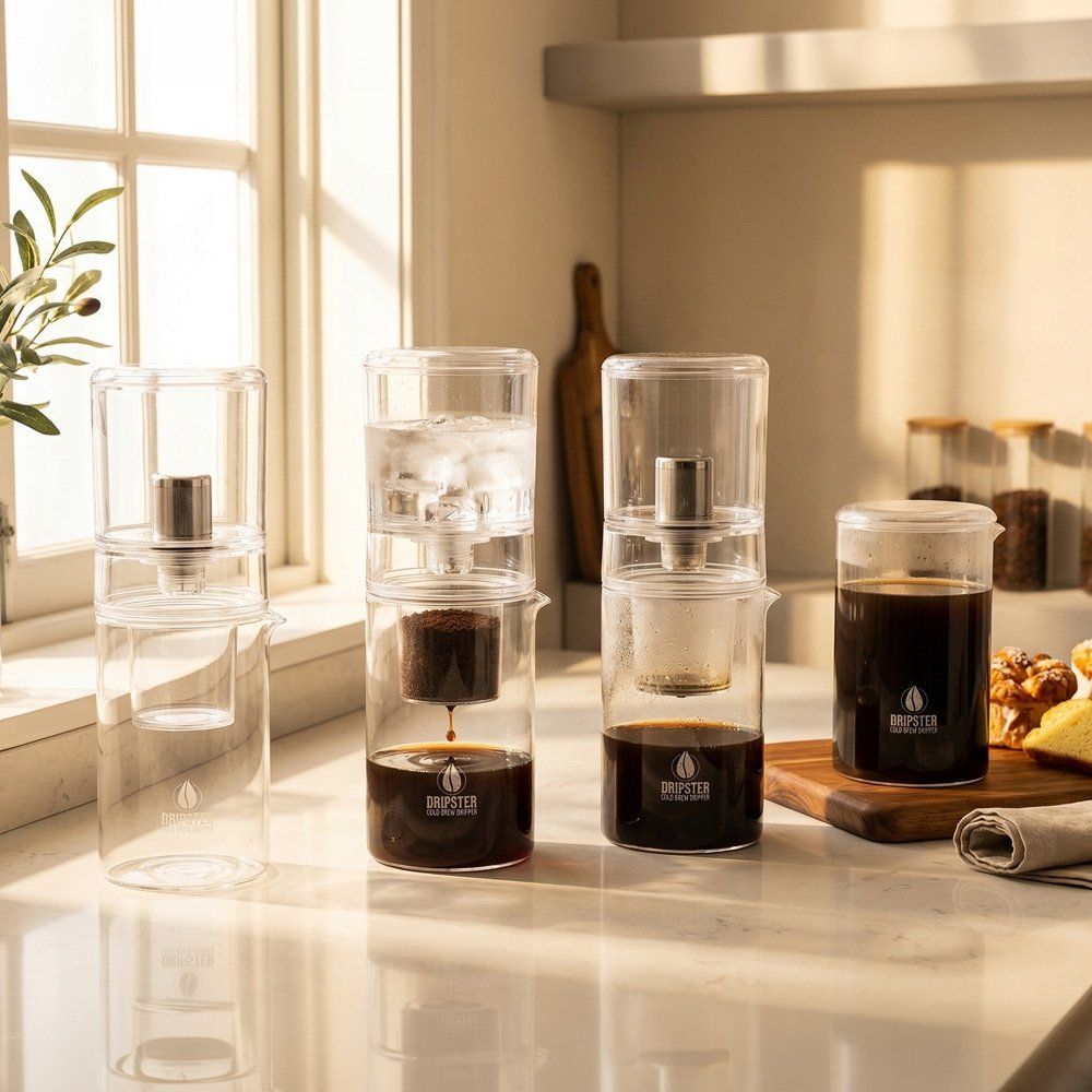 Macchine per caffè & Macchine per espresso: DRIPSTER - dripdrip 2-in-1 Cold Brew Dripper - 600ml – Nuovo e nell'imballaggio originale da Wallenwil venduto da toesstal-vertrieb 4