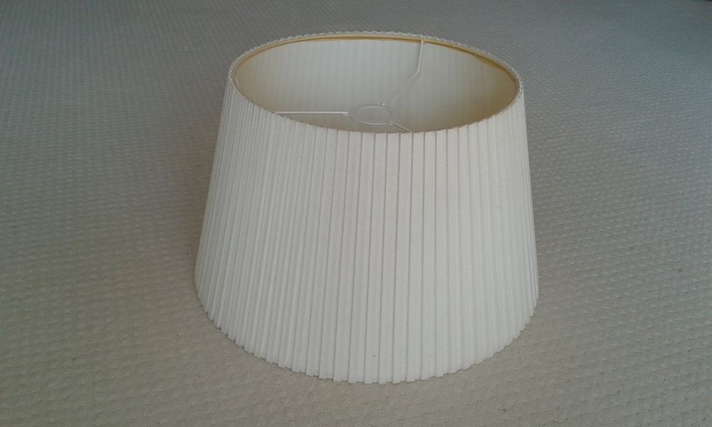 PEPLAYTAL Stoff Lampenschirm Rechteckig - Falten Design Für Tisch Und Hängelampen