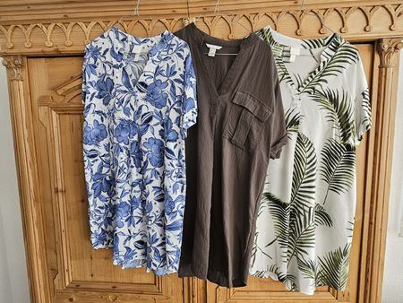 Kleid, Tunika, H&M, 3 Stück