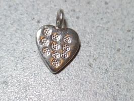 Silber Herz Anhänger