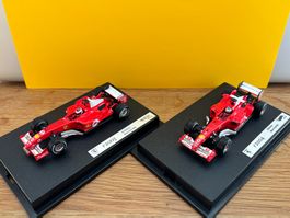 Rubens Barrichello F2004 und F2005 in 1/43 von Hot Wheels