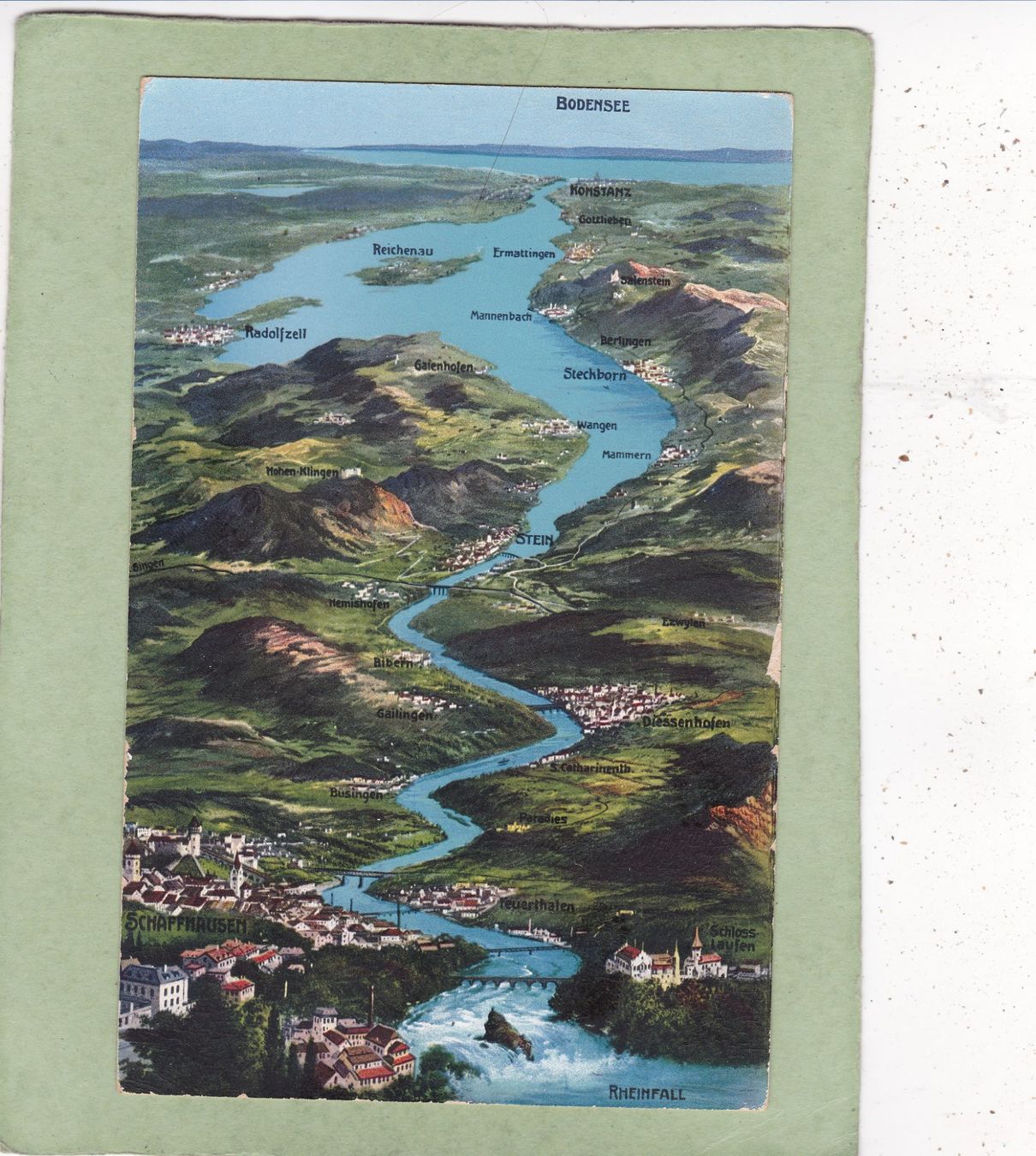 Cartoline postali: Rheinfall Bodensee – Usato da Herisau venduto da Lisegrat2008