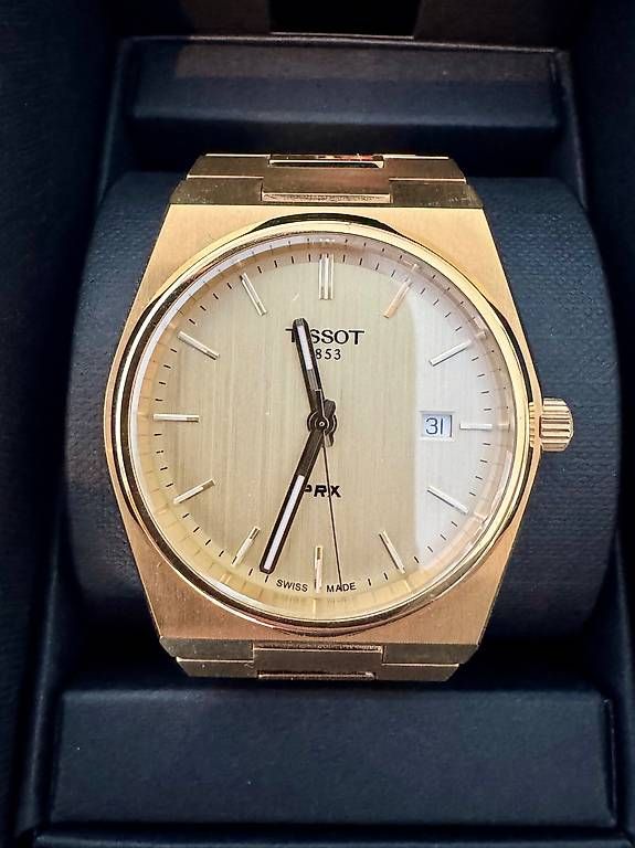 Tissot Uhren: Tissot PRX Gold – Gebraucht aus Zürich von fri_rwt2