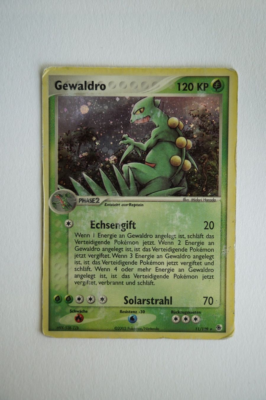 Pokémon Carte collezionabili: Gewaldro #11 Pokemon Ruby & Sapphire Holo – Usato da Novaggio venduto da koc_9xw9
