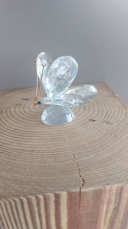 Swarovski Statuette: Swarovski Kristallfiguren Schmetterling – Usato da Altendorf venduto da dasu2 4