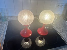 2er Set originale Tischlampen, 60er 70er, Space Age, Sputnik