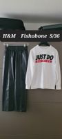 Pantalon H&M & Sweat FISHBONE  femme  36/coton