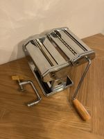 Nudelmaschine Edelstahl mit Kurbel und Tischhalterung guter 