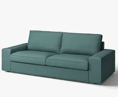 ikea kivik Bezug 2er-Sofa, Kelinge grautürkis