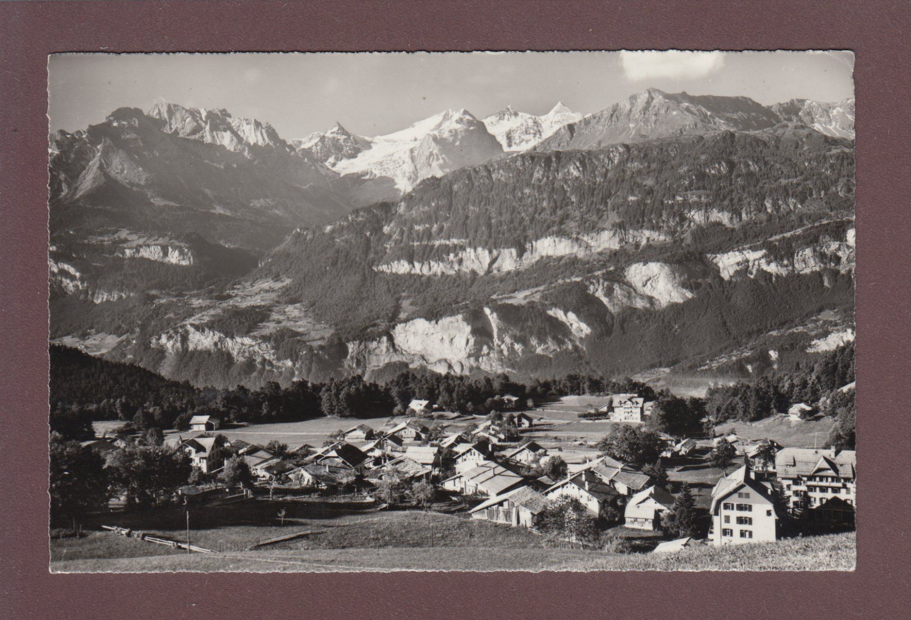 Cartoline postali: HOHFLUH - Hasliberg - 1956 – Usato da Pully venduto da nicecards