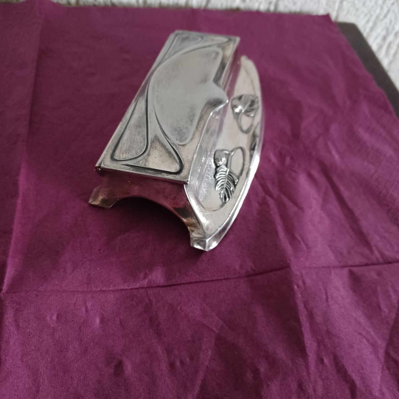 Barattoli: Jugendstil Briefmarkenbox WMF – Usato da Abtwil SG venduto da luupsy 2