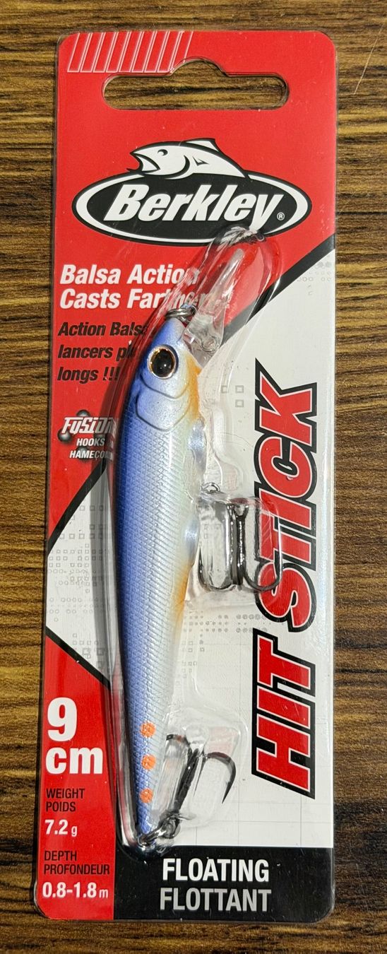 Berkley Esche: Berkley Wobbler Hit Stick floating - 9 cm 7.2 gr – Nuovo e nell'imballaggio originale da Widnau venduto da Fishingtackle_Oggy 1