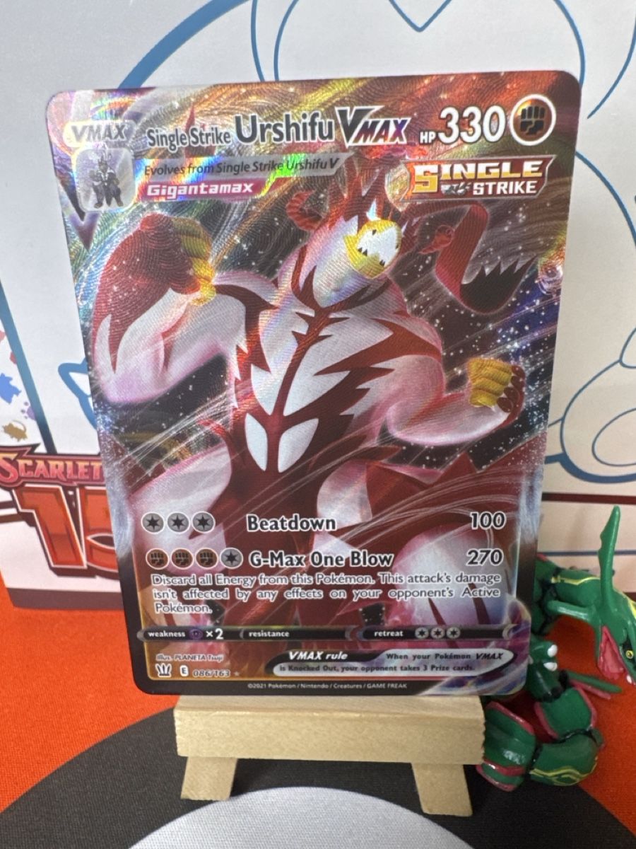 Pokémon Carte collezionabili: POKÉMON / Urshifu VMAX / Battle Styles – Usato da Herzogenbuchsee venduto da TCG-High-Quality