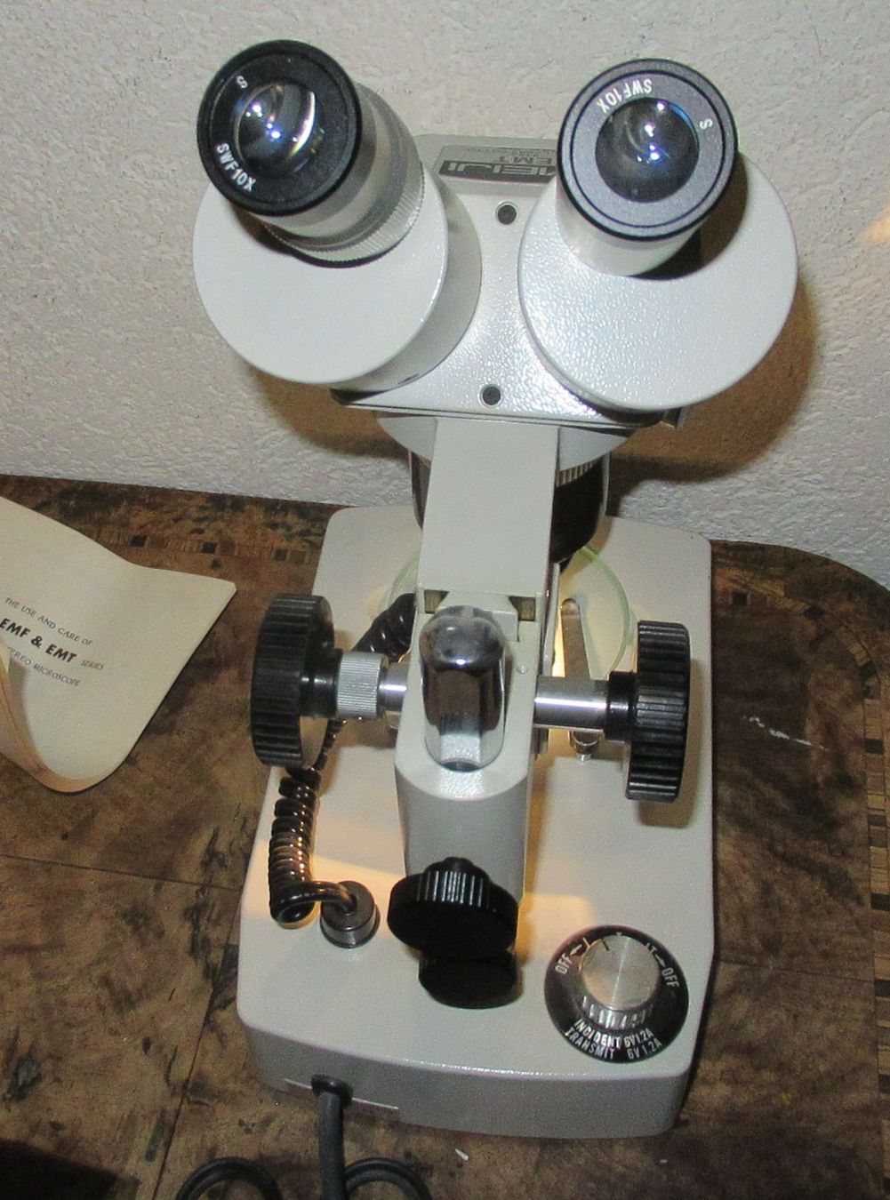 Microscopi: Meiji EMT Stereo Mikroskope System – Usato da Männedorf venduto da livesteam 3