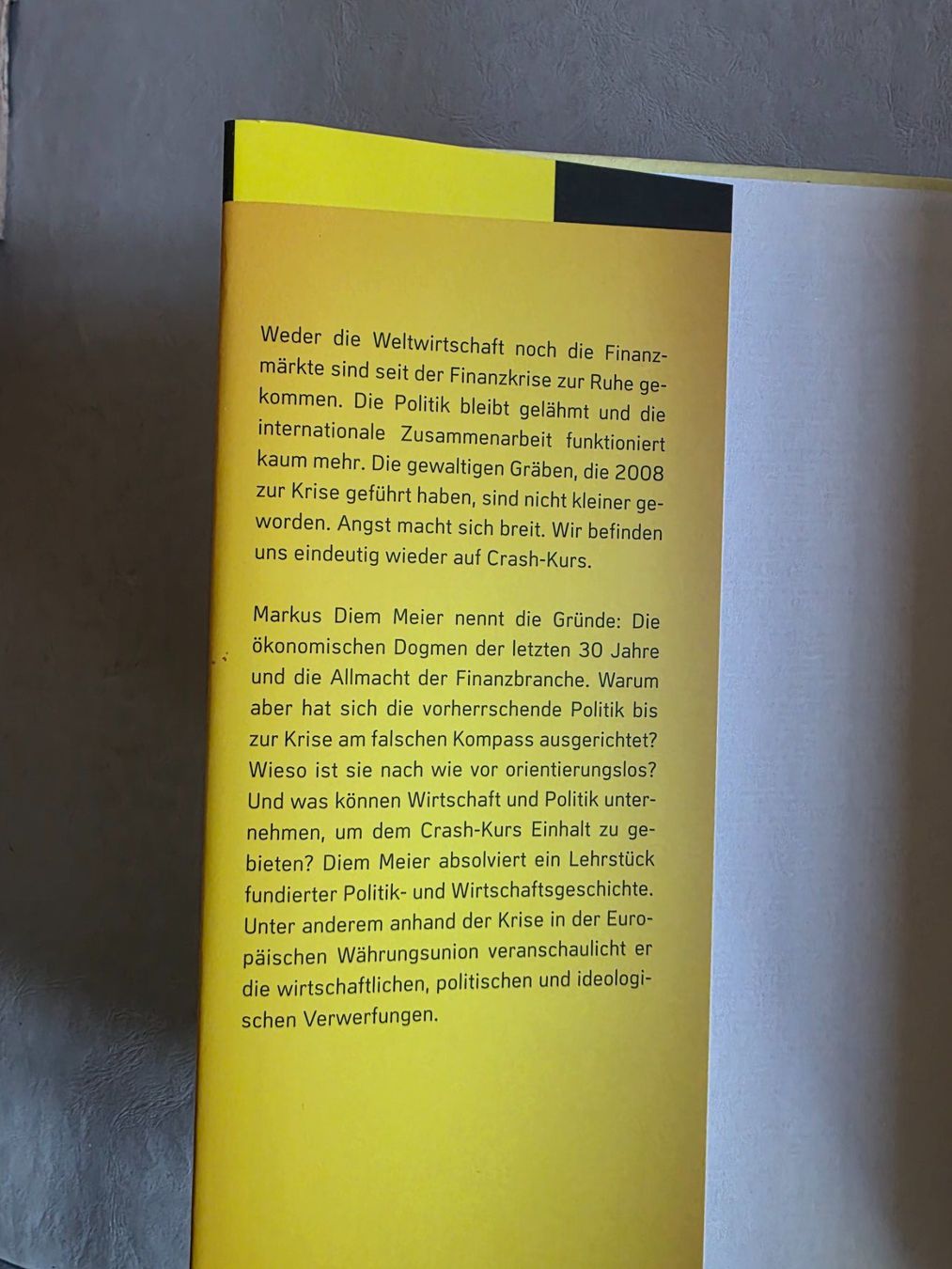 Libri: Auf Crash-Kurs - Markus Diem Meier - 2011 – Usato da Walterswil BE venduto da Lonitti 1