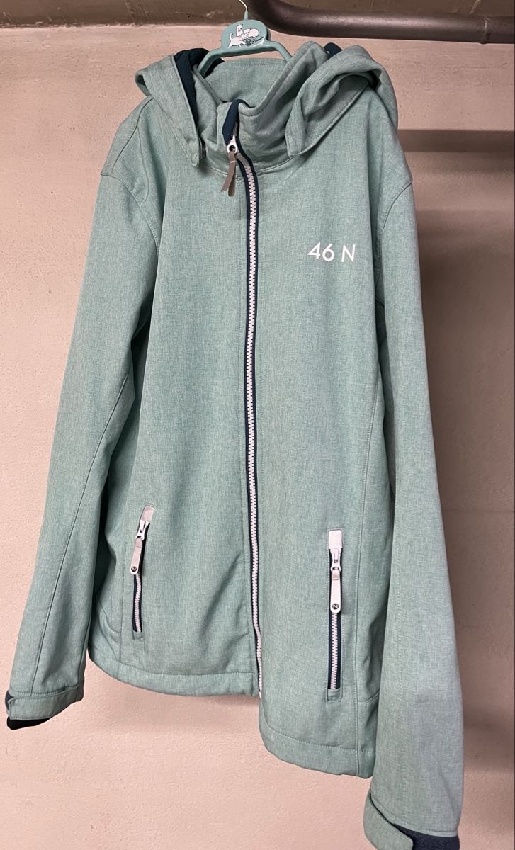 46 Nord Giacche & Cappotti: Softshell Jacke 46 N, türkis/mint, 164 – Usato da Lungern venduto da Chispa1982