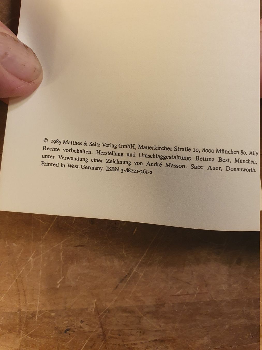 Livres: Ich gestalte mir die Revolte - B. Mattheus – D'occasion à Zürich par loosebone 3