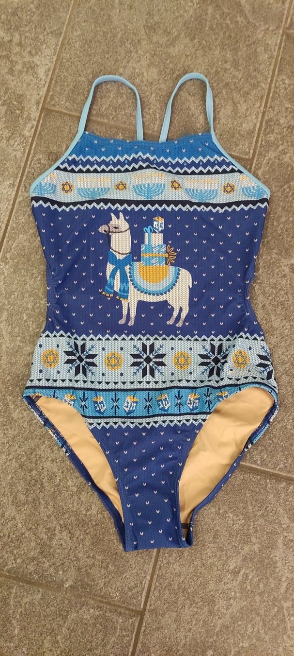 Costumi da bagno & Bikini: Badekleid Grösse 38 mit passender Badekappe – Nuovo e nell'imballaggio originale da Bonstetten venduto da Navilo