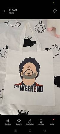 Neue Tasche Umhängetasche Stofftasche Weeknd