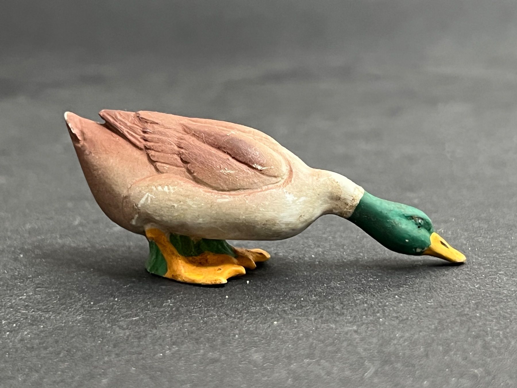 Schleich Statuette: SCHLEICH 13019 WILDENTE "fressend" Ente – Usato da Ennetbaden venduto da mapa05 1