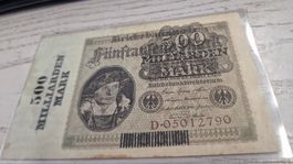 500 Milliarden Mark Banknote 1923 guter Zustand