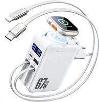 iPhone Ladegerät USB-C Lightning Apple Watch einziehbar