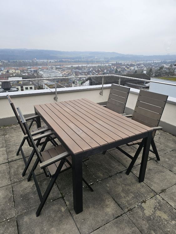 Gartenmöbel-Set Tisch und 4 Stühle (Gebraucht) in Klingnau für CHF 200 ...