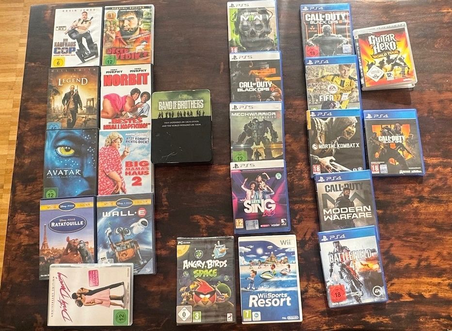 Giochi: PS5, PS4, PS3-Spiele + DVDs – Usato da Arlesheim venduto da pri_n8zy
