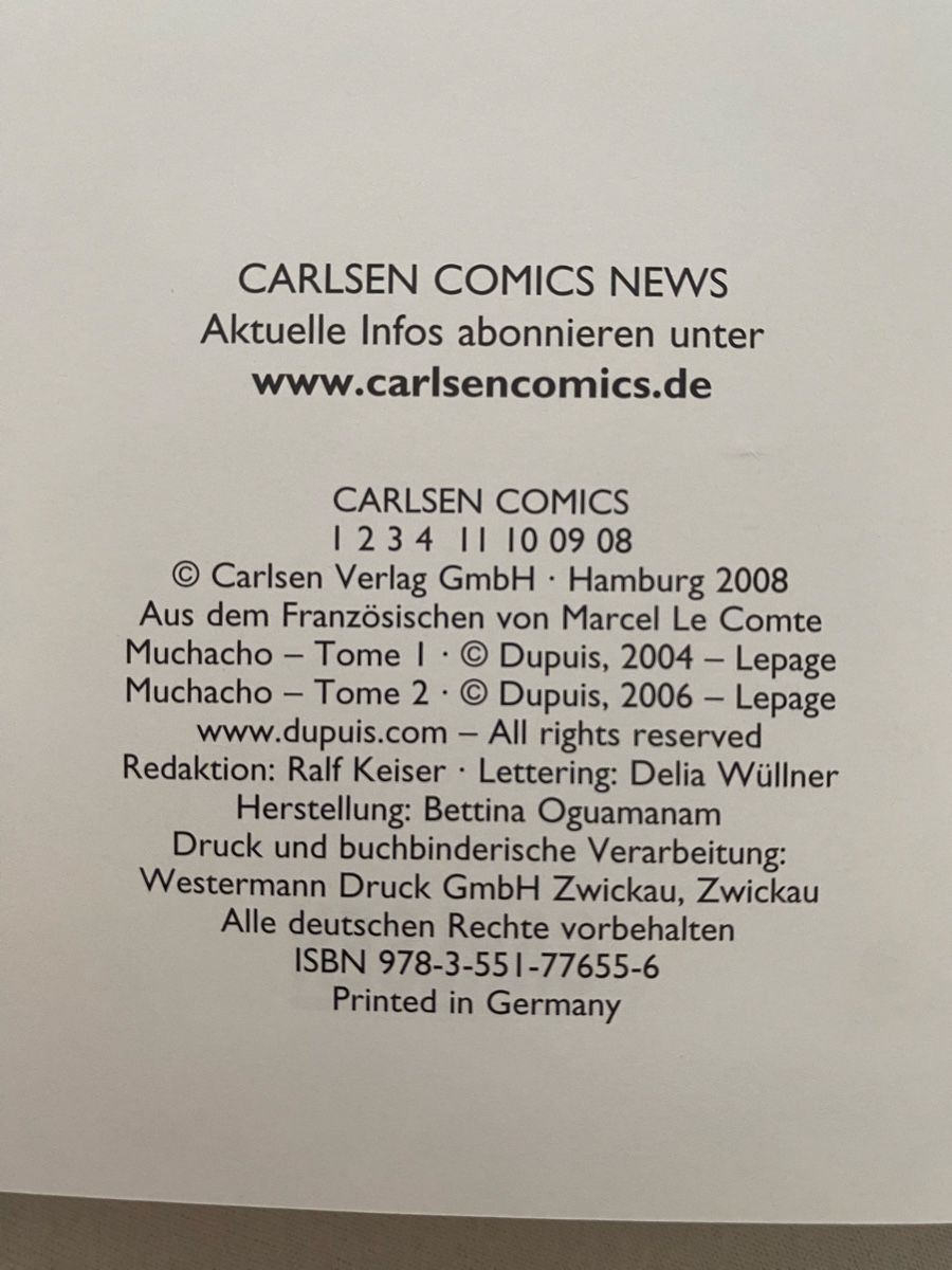 Comics: Muchacho, Comic, Deutsch – Gebraucht aus Jona von Mister_N0 2