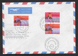 Flugbeleg nach Australien S. 834 Lausanne 22.5.1974