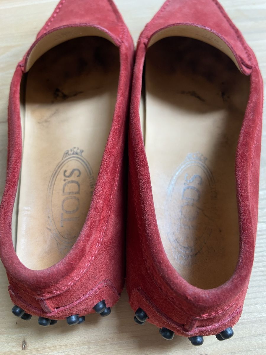 Tod'S Scarpe da donna: TOD'S Mokassins Rot Wildleder – Usato da Binningen venduto da Dodo21 4