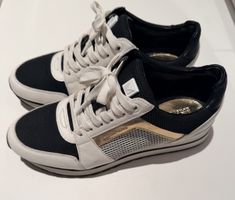 Michael Kors Sneaker Gr. 39 – Schwarz/Weiss Leder & Mesh