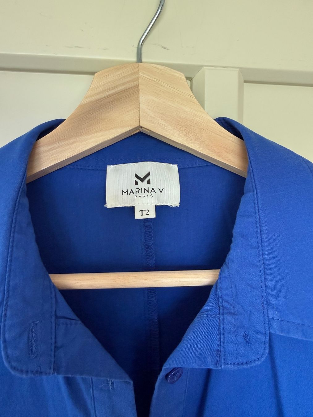 Vestiti: Marina V Paris Hemdblusen Kleid elastisch, Grösse 38 – Usato da Remigen venduto da lsp02 4