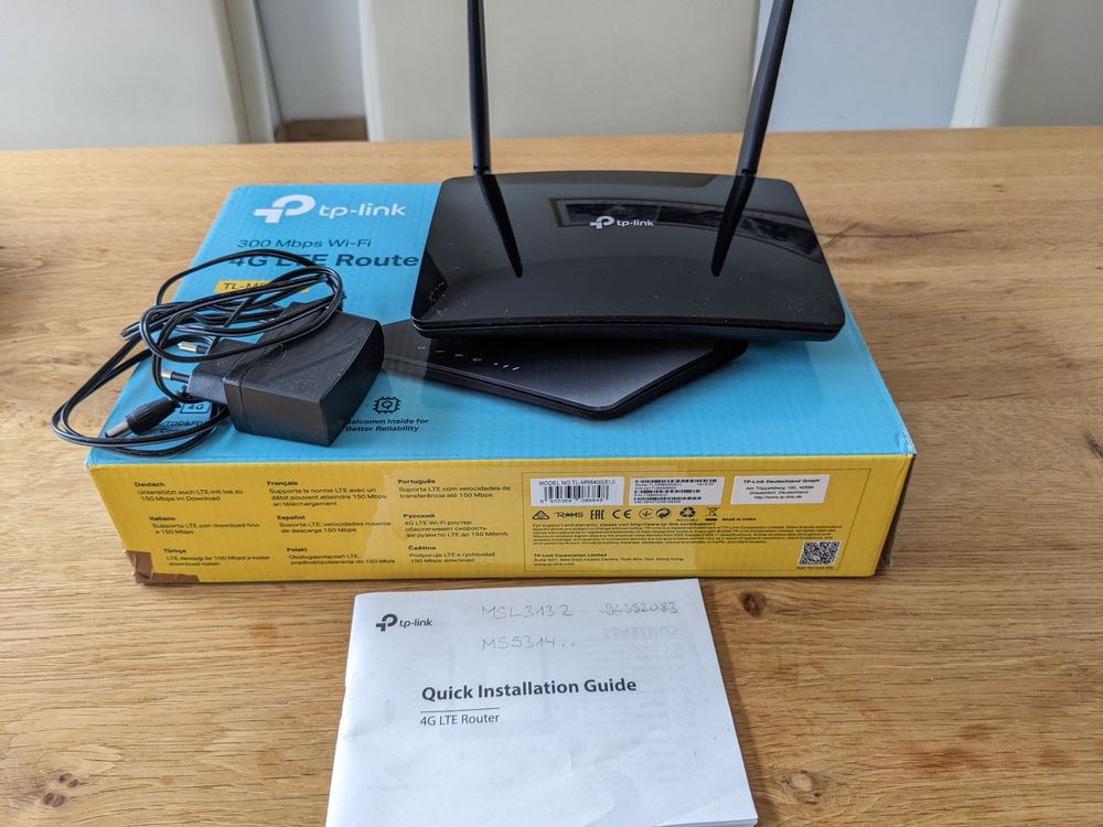 TLMR6400 300 Mbps Wireless N 4G LTE Router Kaufen auf Ricardo