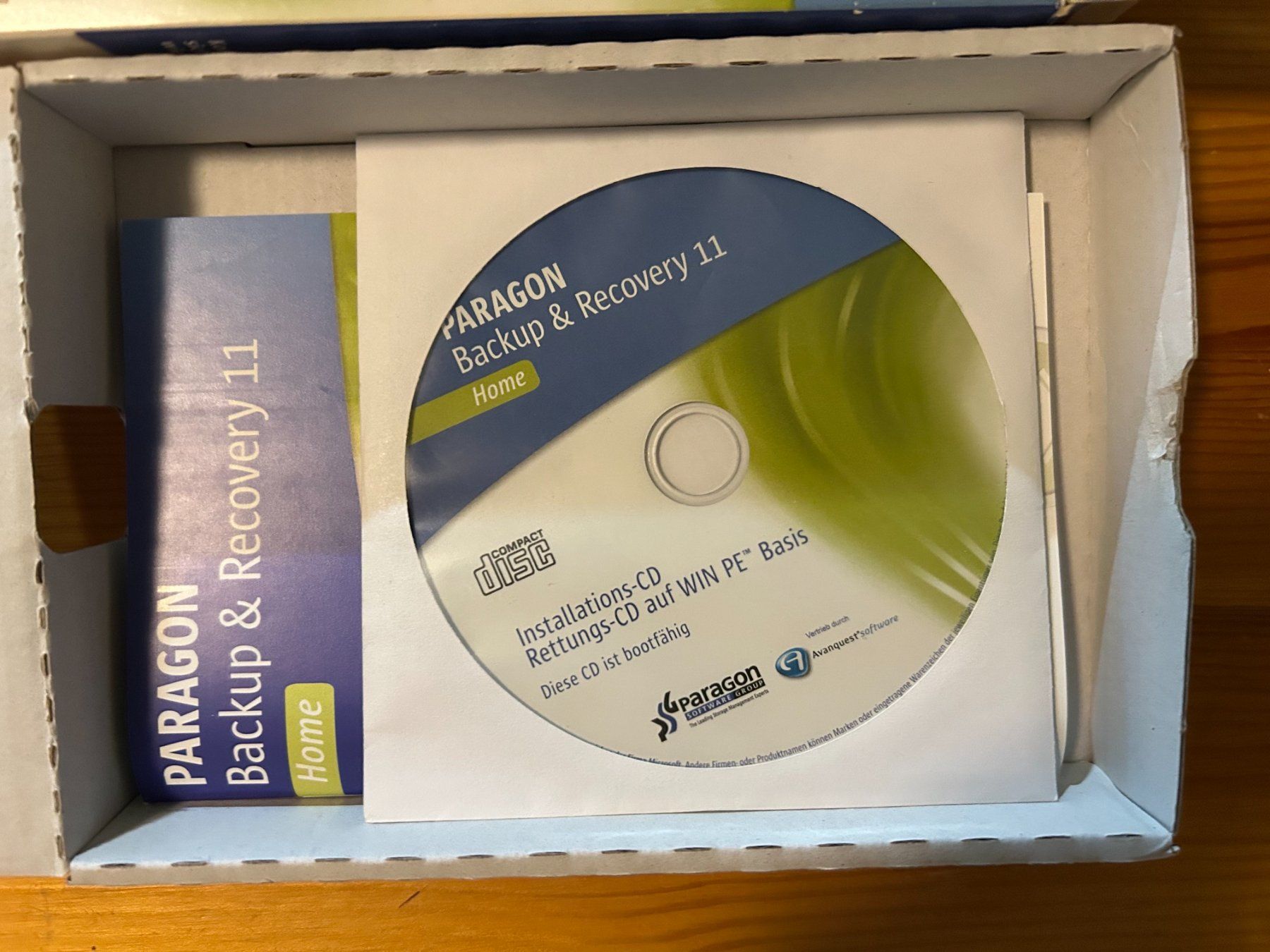 Paragon Applications: PARAGON Backup & Recovery 11 Home Software – D'occasion à Bern par Fireblades 2