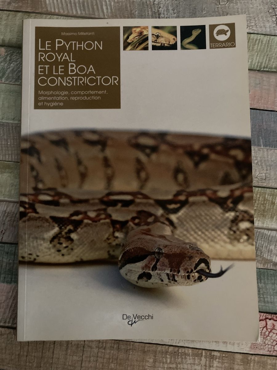 Livres: Livre python et boa – D'occasion à Plagne par gigi204
