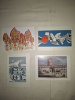 ​Schweiz Lot: 4 AK, 2 PTT-Hefte 1970/72 & Gestempelte Marken