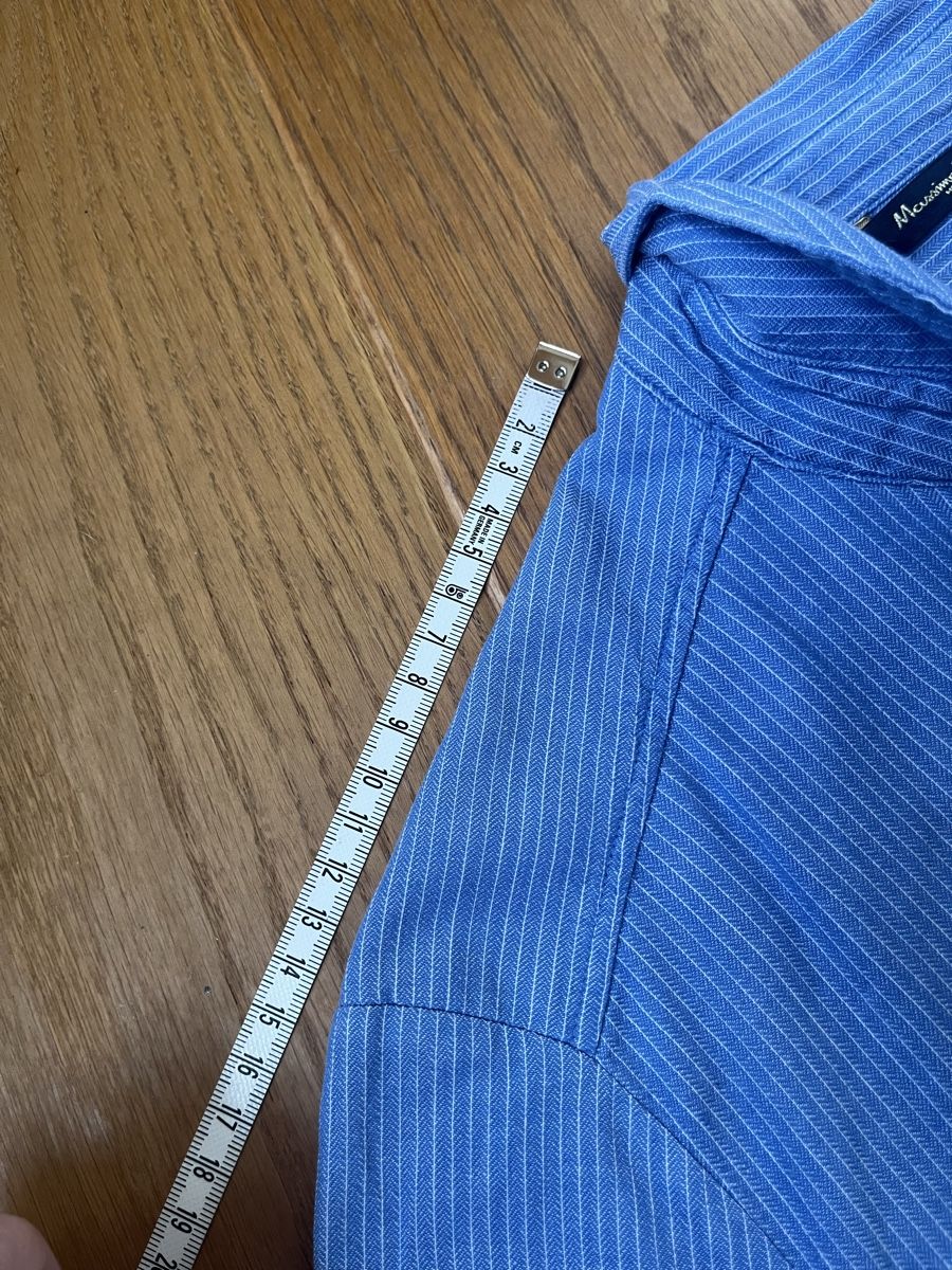 Massimo Dutti Vestiti: Massimo Dutti Hemdkleid, hellblau gestreift, Gr. S – Usato da Wädenswil venduto da Iana32 6