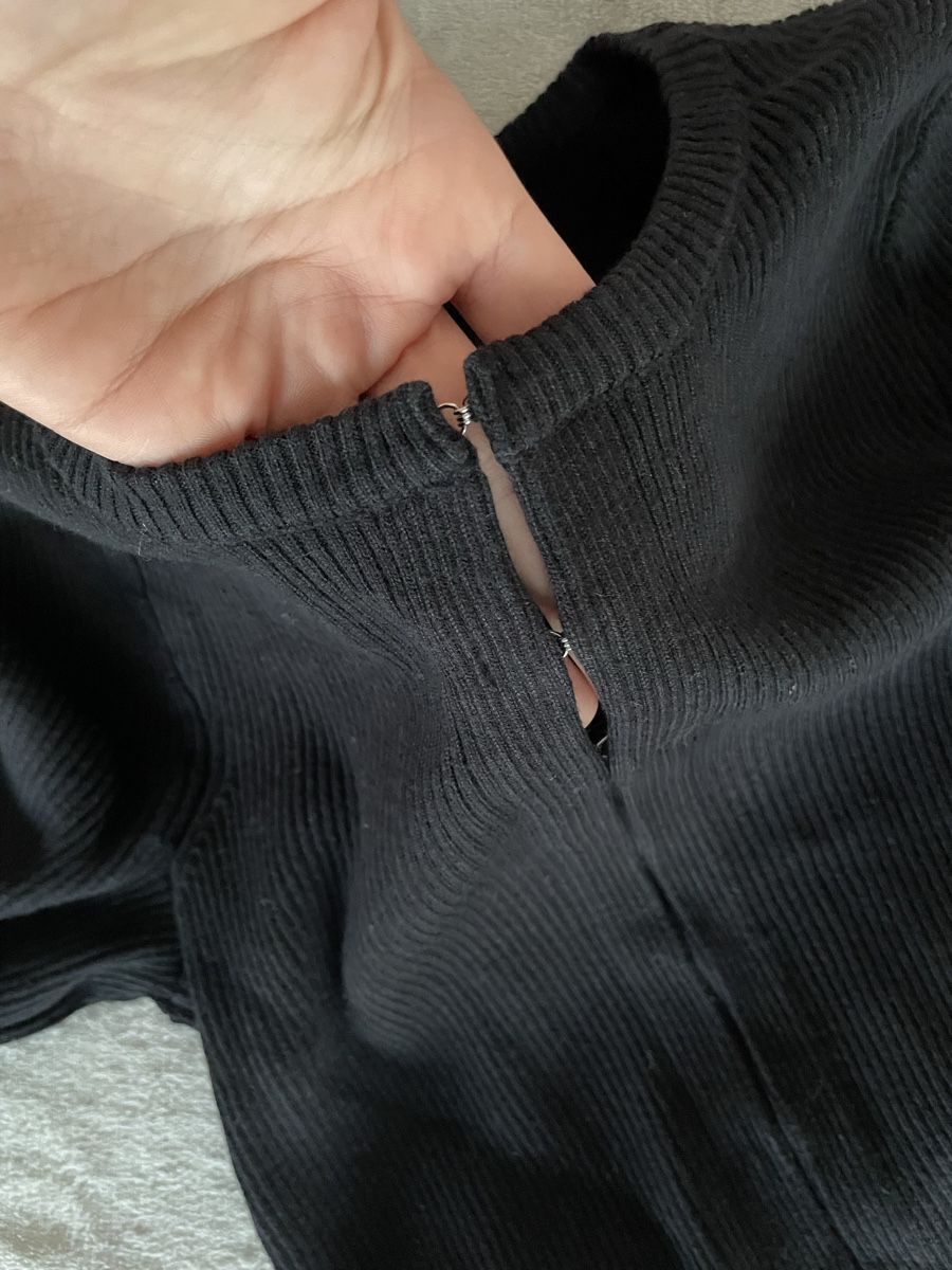 Maglioni & Felpe: Schwarzer Crop Cardigan, Gr. XS – Usato da Stein AG venduto da t050525 3