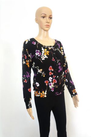Oberteil von Zebra mit Blumen (Gr. XL)